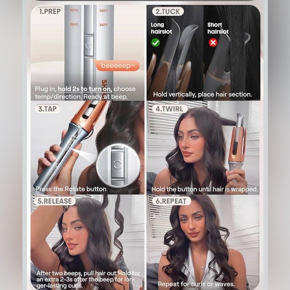 SHEGLAM Automatic Curling Iron - Picture 2 of 7